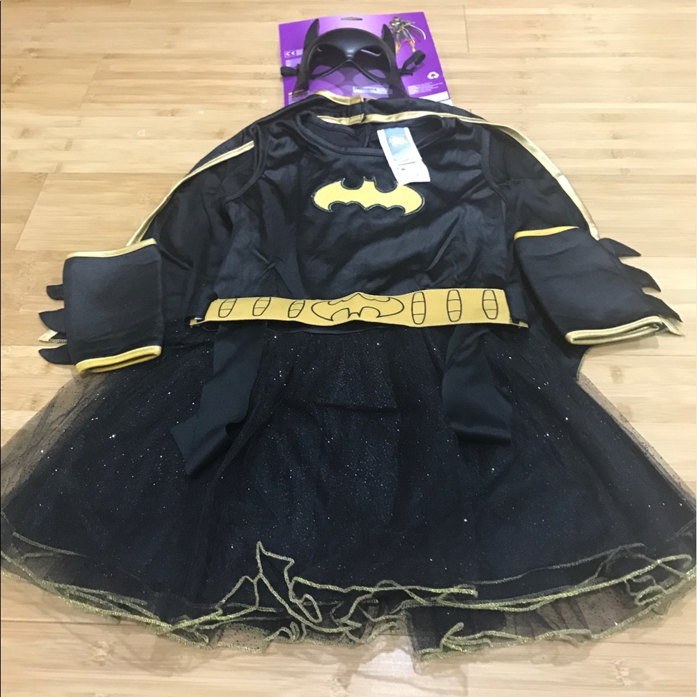 Batgirl Sparkling tutu costume size M 5-7